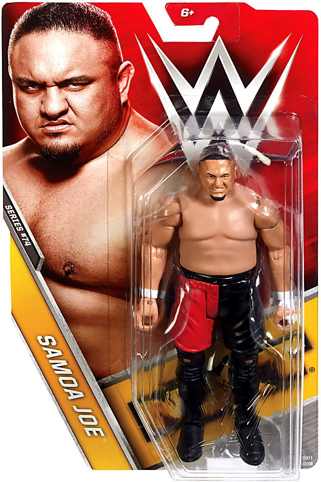 WWE Wrestling Series 74 Samoa Joe 7 Action Figure Mattel Toys - ToyWiz