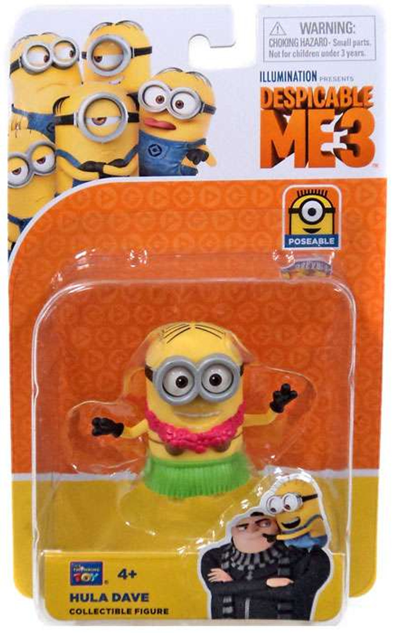 Despicable Me 3 Hula Dave 3 Action Figure Think Way Toywiz - club hula roblox