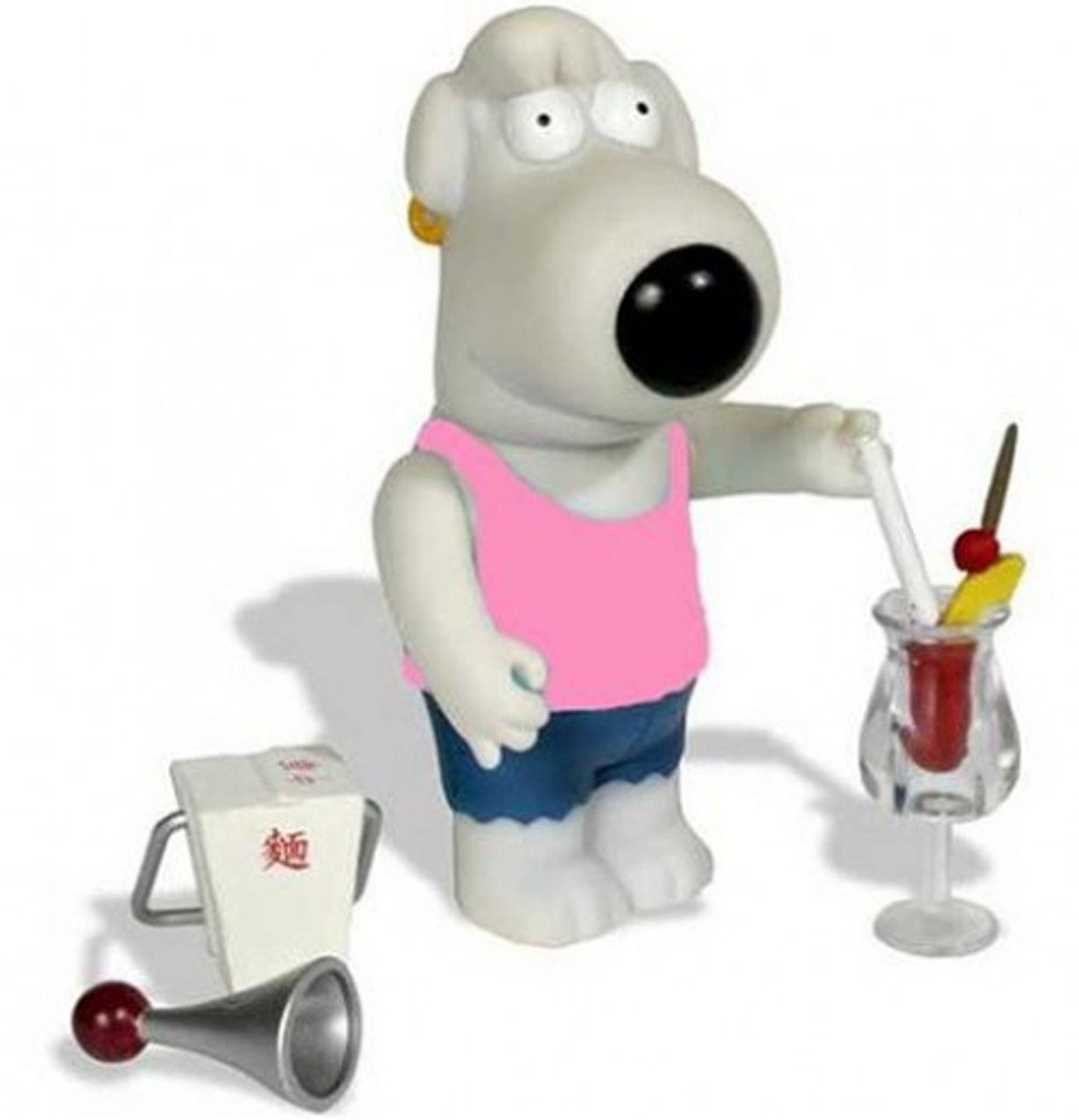 Family Guy Series 3 Jasper Action Figure Pink Shirt Mezco Toyz Toywiz - peter griffin roblox shirt