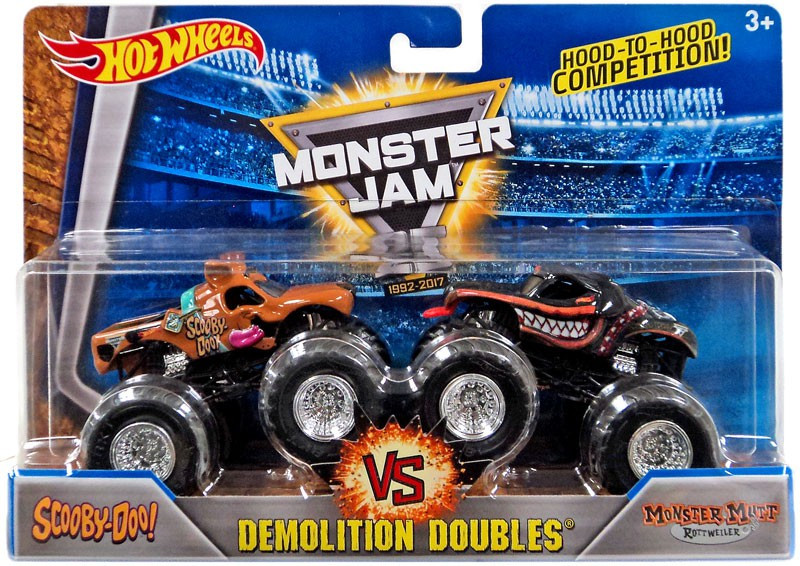 Hot Wheels Monster Jam 25 Demolition Doubles Scooby Doo vs