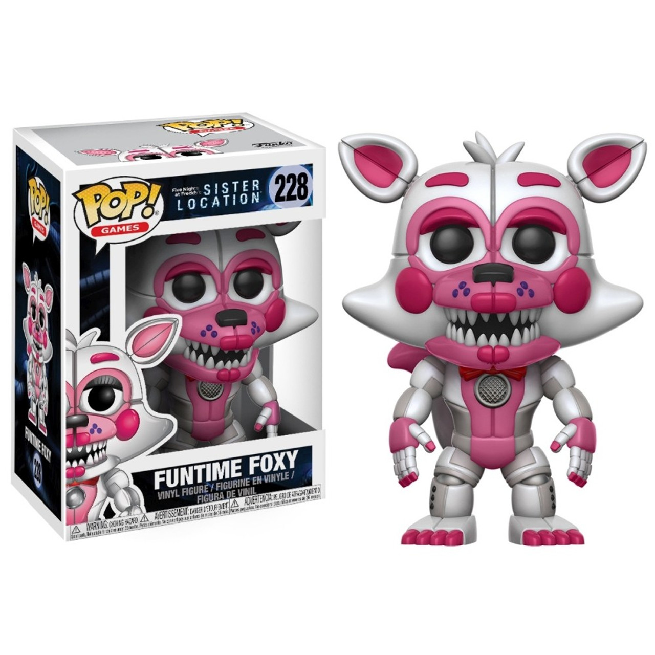 Funko Five Nights At Freddys Sister Location Pop Games Funtime Foxy Vinyl Figure 228 Toywiz