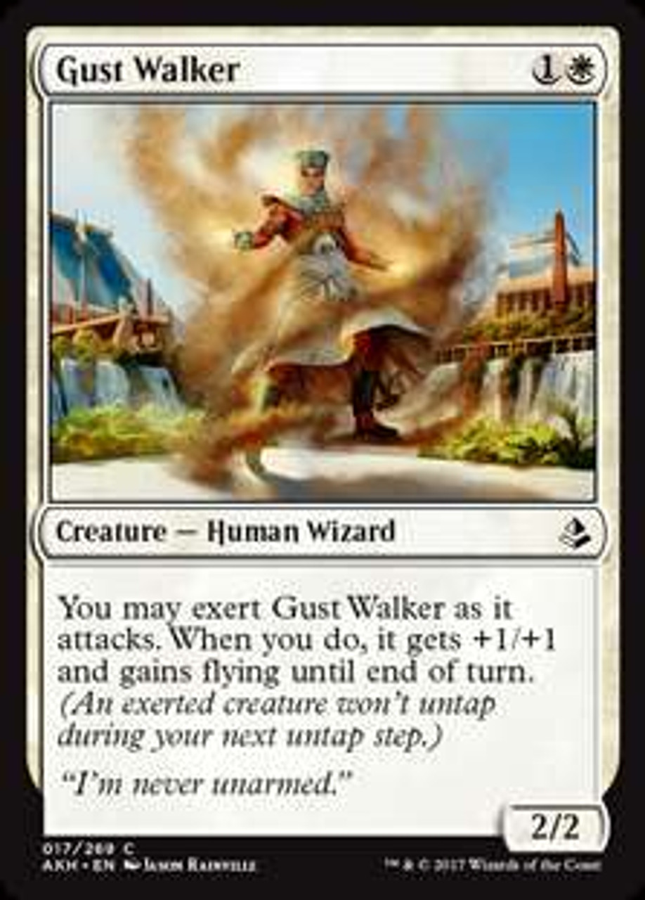 Magic The Gathering Amonkhet Single Card Common Gust Walker 17 Foil Toywiz - gift cards roblox code gust