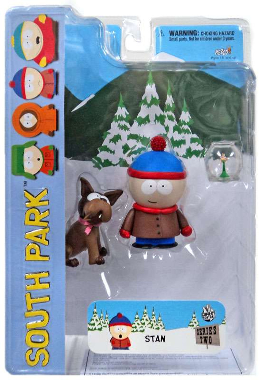South Park Series 2 Stan Action Figure With Sparky Smiling Mezco Toyz Toywiz