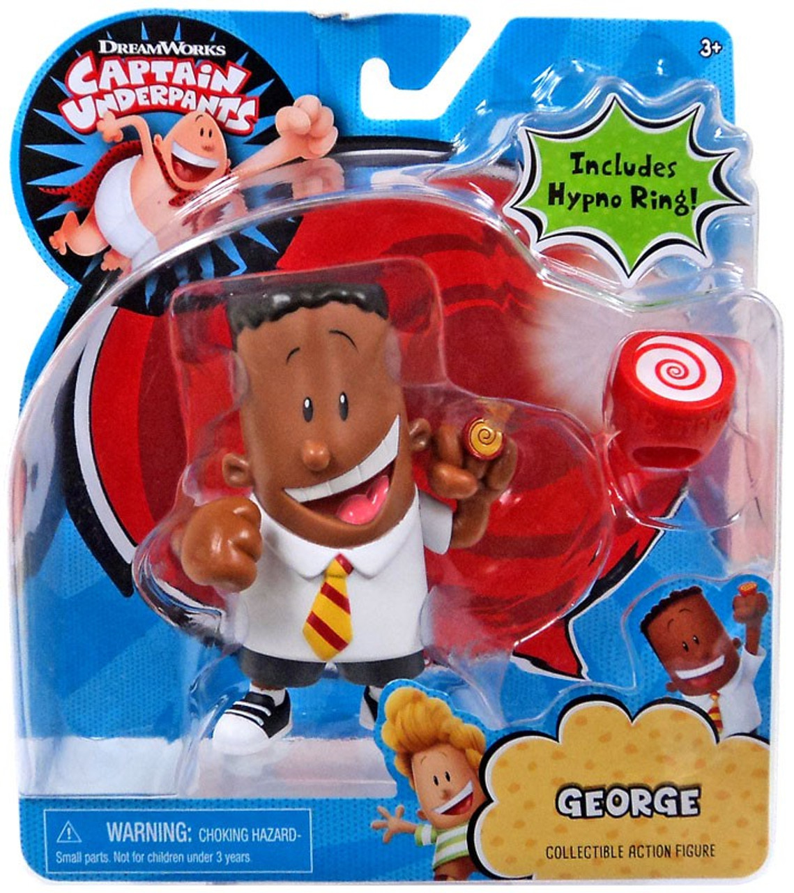 Captain Underpants George 5 Action Figure Includes Hypno Ring Just Play Toywiz - captain underpants the first epic movie roblox