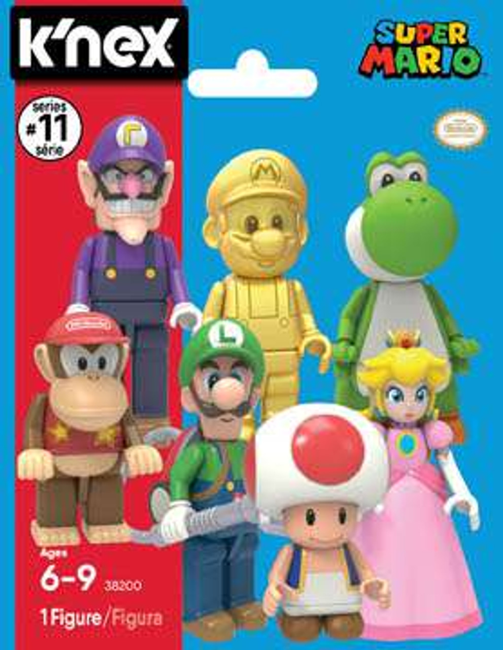 Knex Super Mario Series 11 Mystery Pack 1 Random Figure Toywiz - 2 roblox red series 3 mystery pack original 1 figura