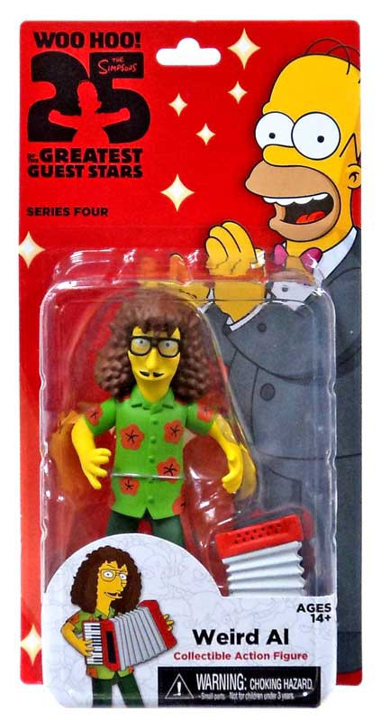 The Simpsons Series 4 Weird Al Yankovic Action Figure Neca Collectibles Toywiz