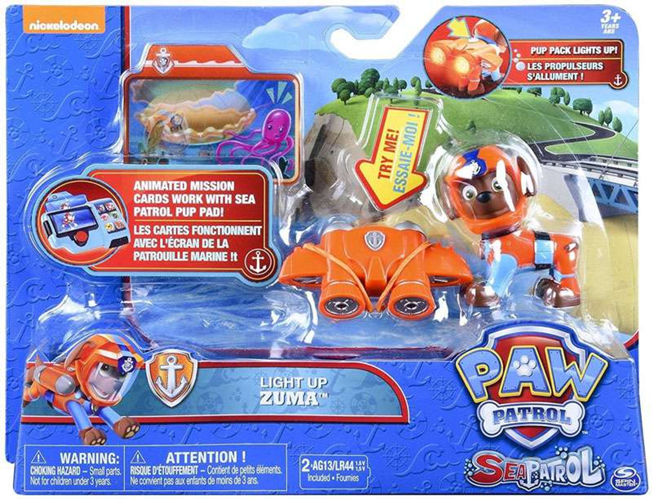 paw patrol light up figures