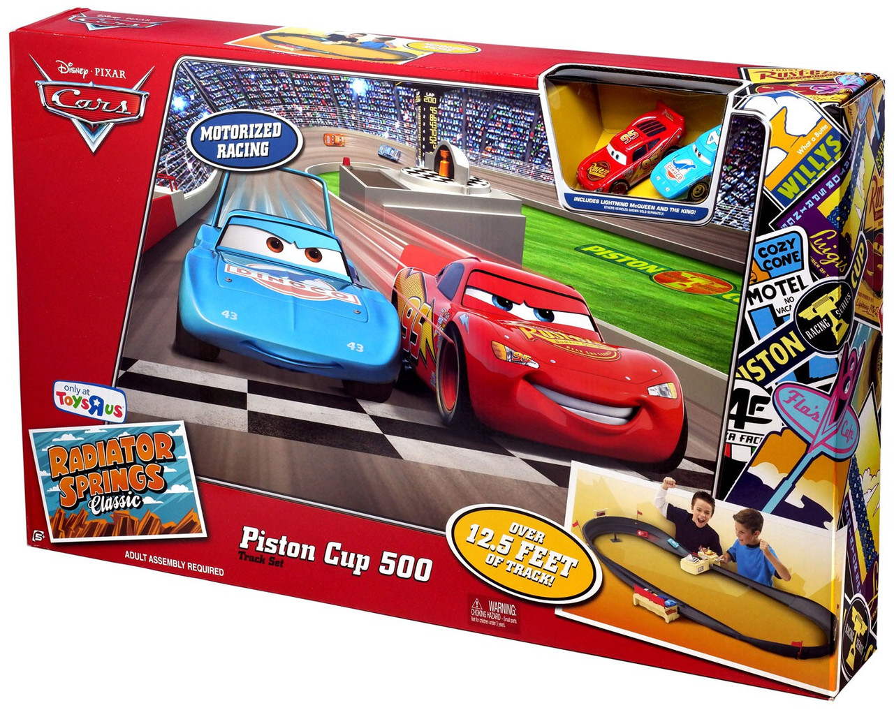 cars piston cup track