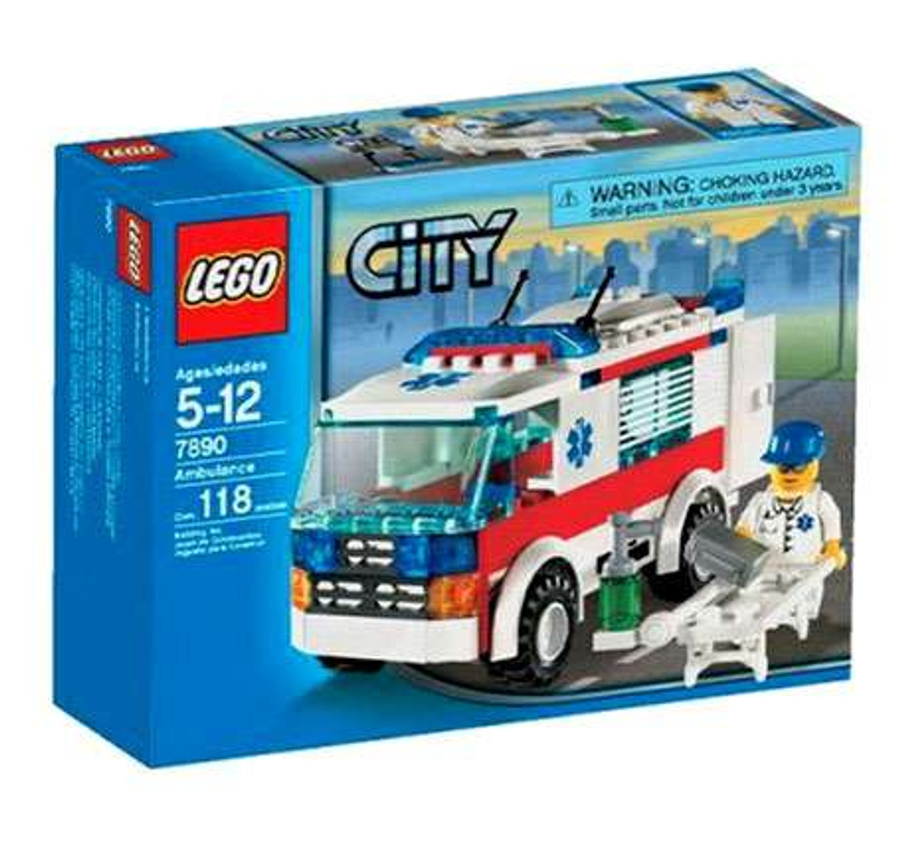Download LEGO City Ambulance Set 7890 Damaged Package - ToyWiz