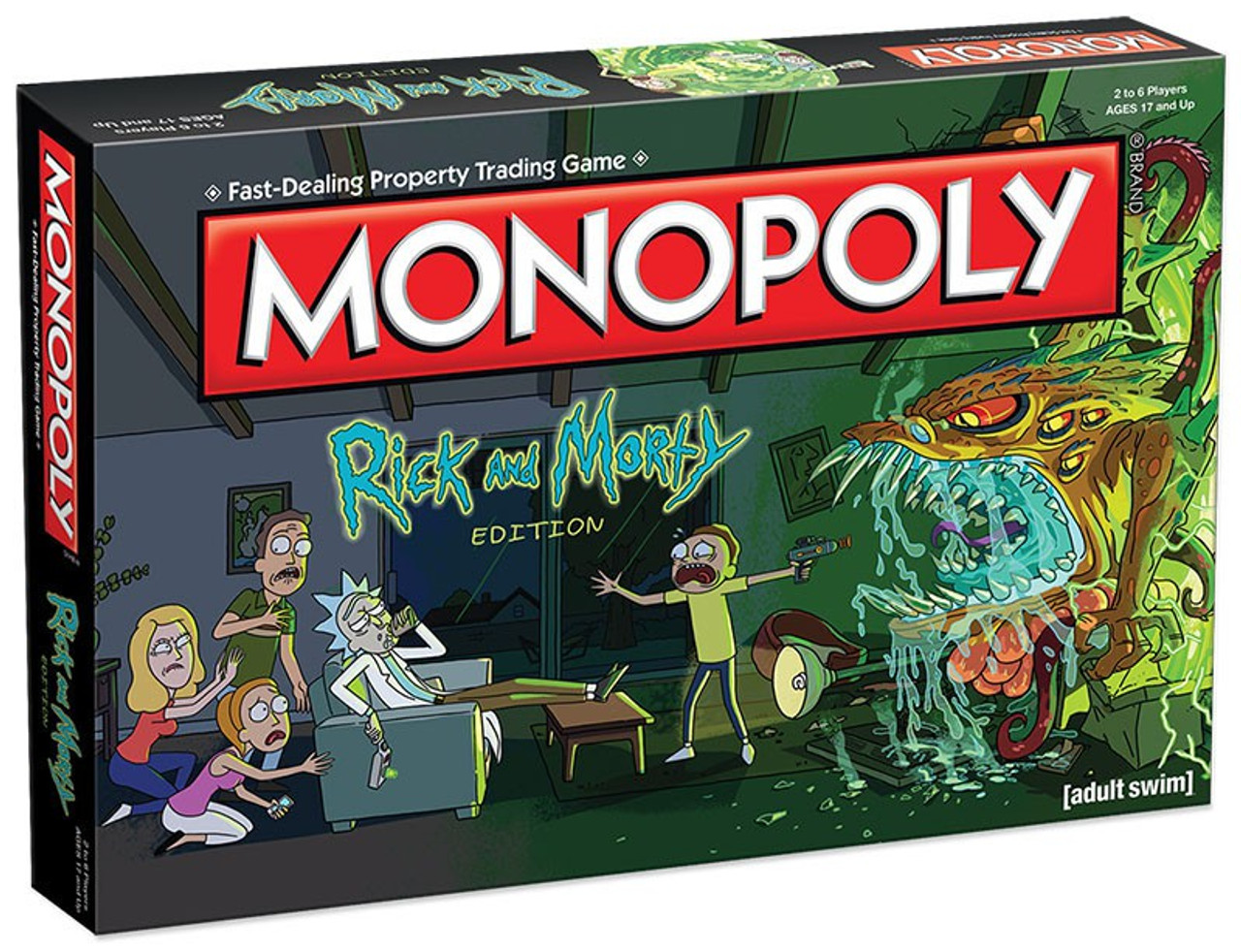 Rick Morty Rick Morty Monopoly Board Game Usaopoly Toywiz