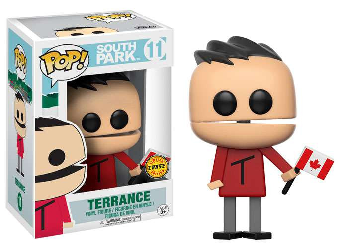 Funko South Park POP TV Terrance Vinyl Figure 11 Canadian Flag Chase