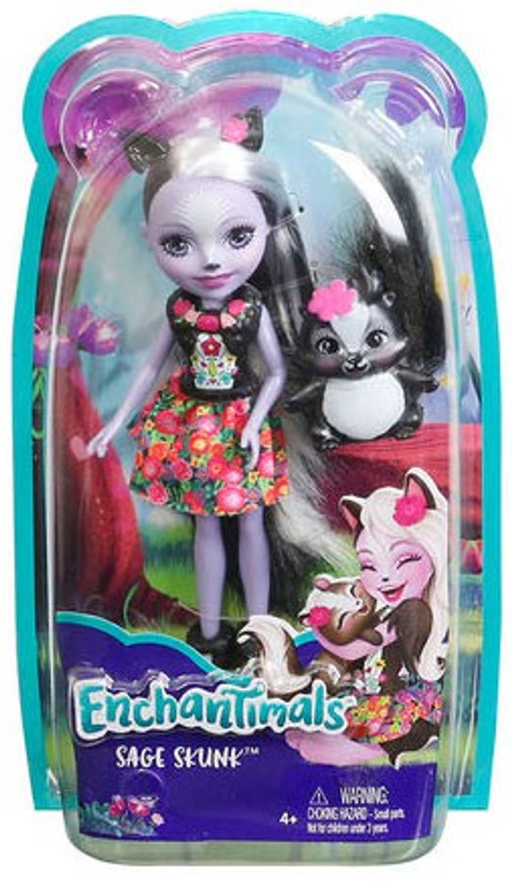 enchantimals skunk doll