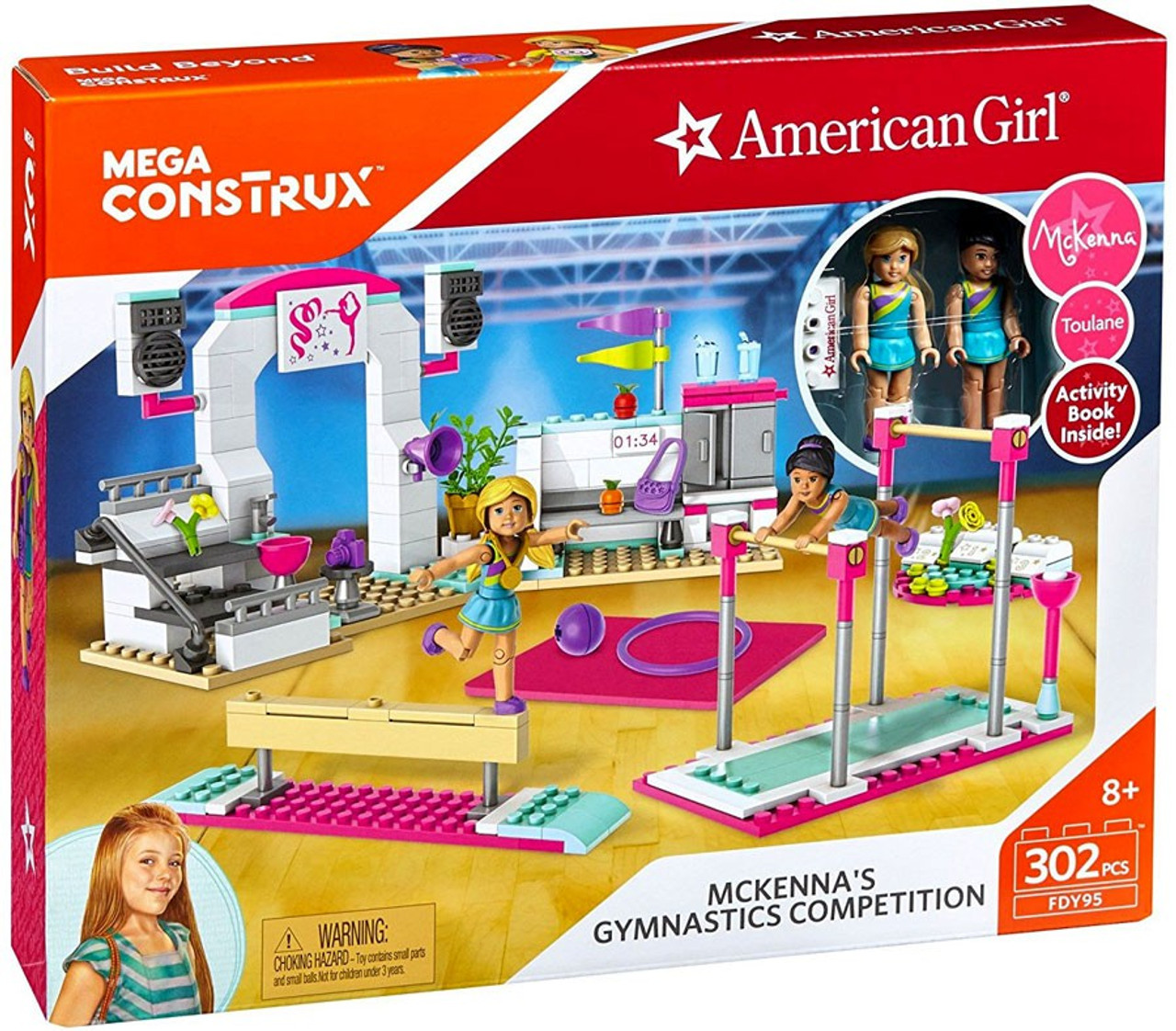 mega bloks american girl mckenna's gymnastics training