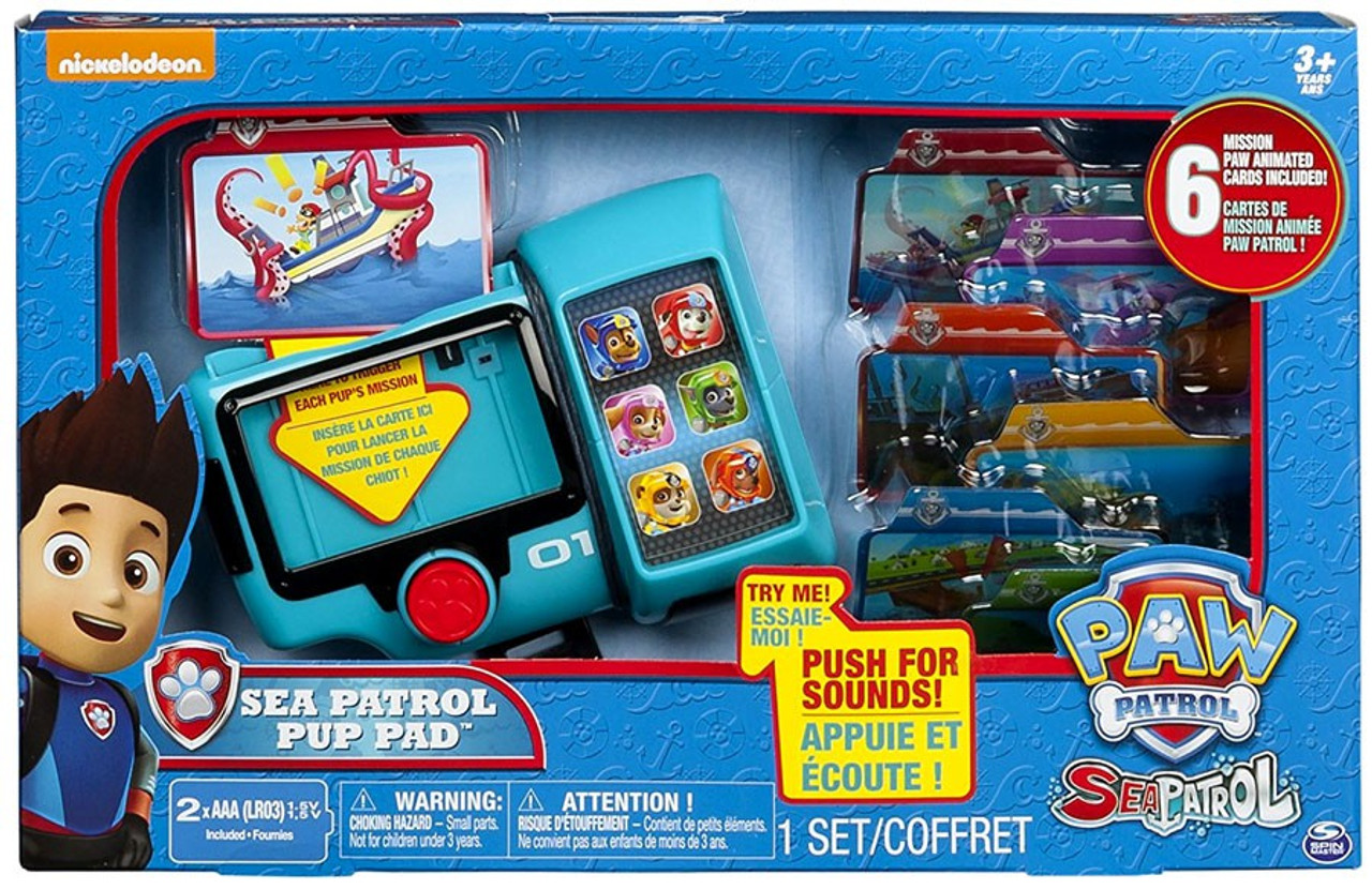 paw patrol sea patrol pup pad