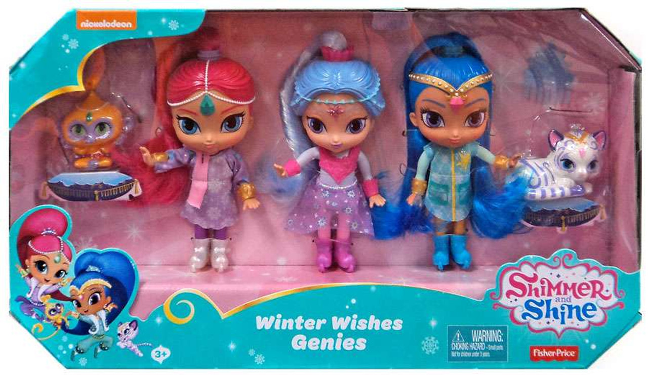 shimmer and shine winter dolls