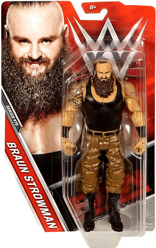 WWE Wrestling Series 75 Braun Strowman Action Figure Mattel Toys
