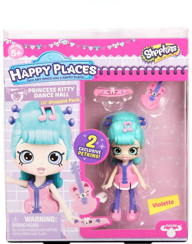 Shopkins Happy Places Series 3 Violette Lil Shoppie Pack Princess