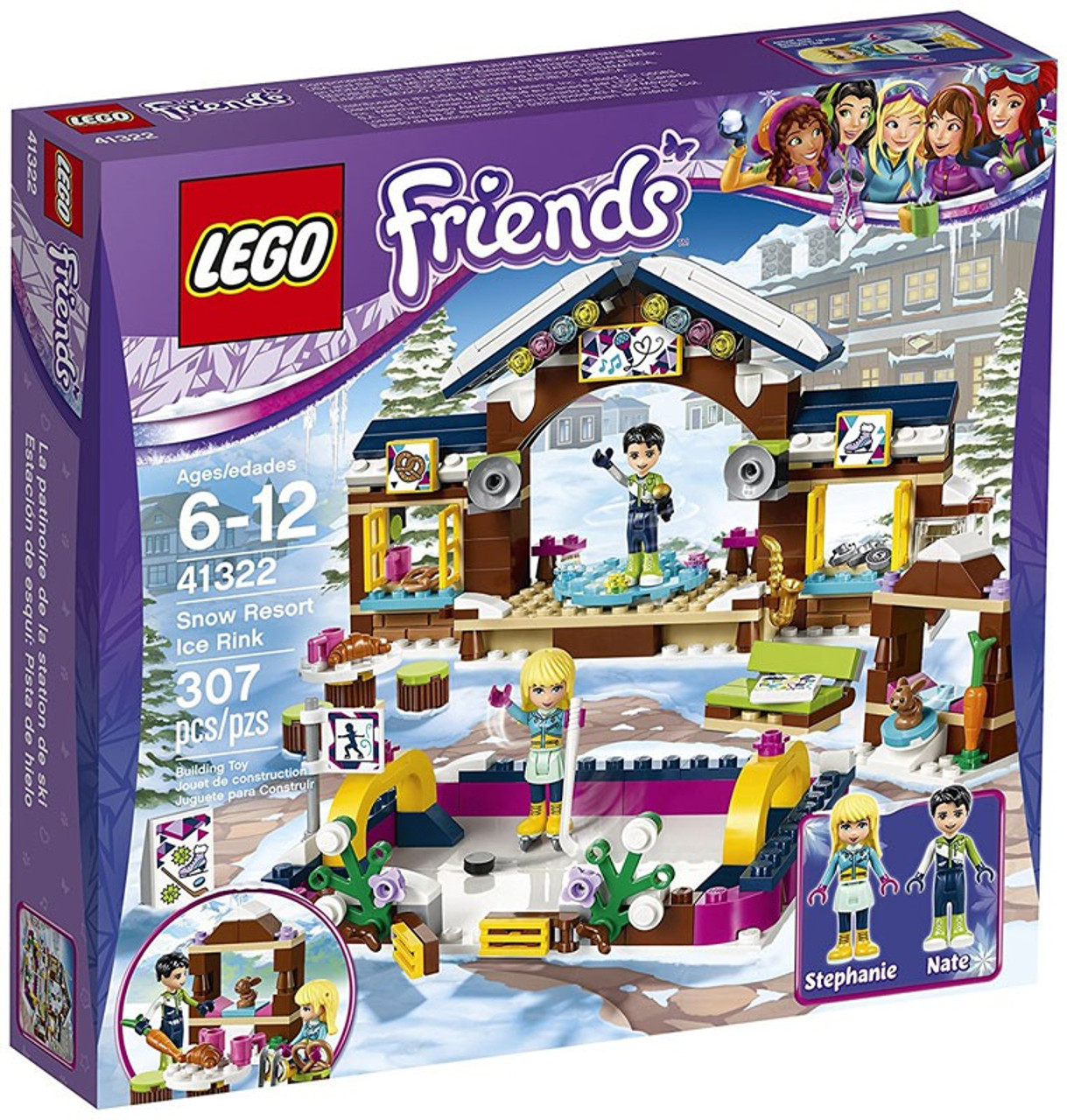 Lego Friends Snow Resort Ice Rink Set 41322 Toywiz - snow resort roblox