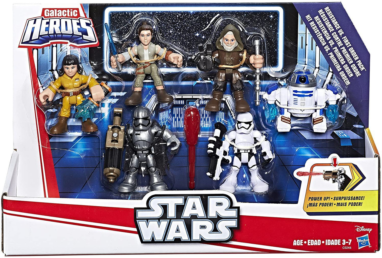 Star Wars The Force Awakens Galactic Heroes Resistance Vs First Order Figure 6 Pack Hasbro Toys Toywiz Star Wars The Force Awakens Galactic Heroes Resistance Vs First Order Figure 6 Pack Hasbro Toys Toywiz