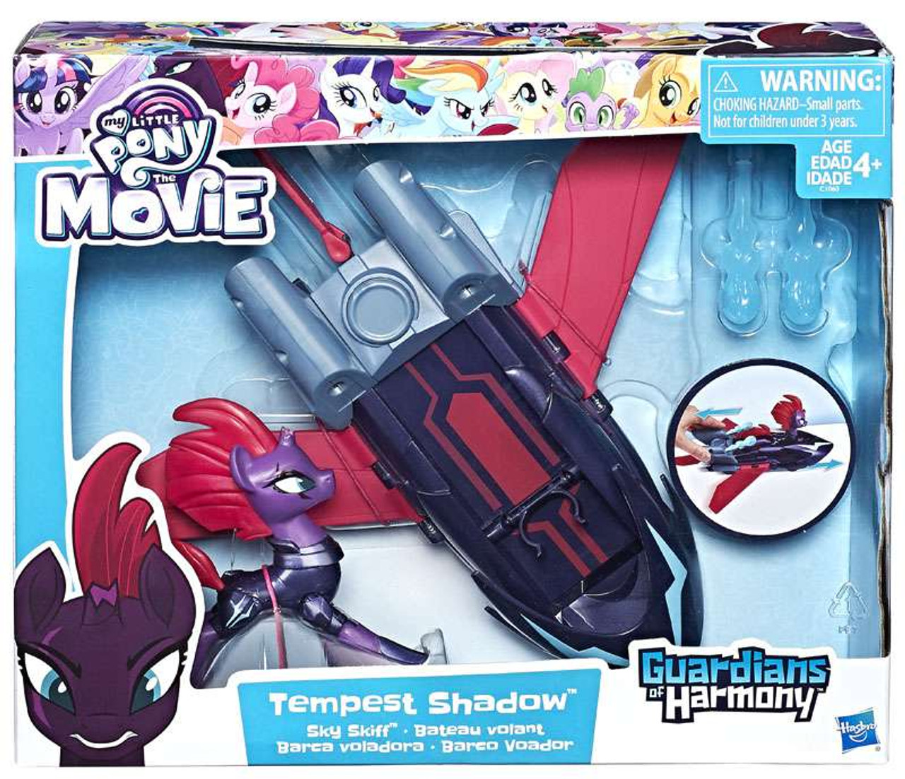 My Little Pony Guardians Of Harmony The Movie Tempest Shadow Sky Skiff Playset Hasbro Toys Toywiz - roblox hero academy tempest weaponds drops location