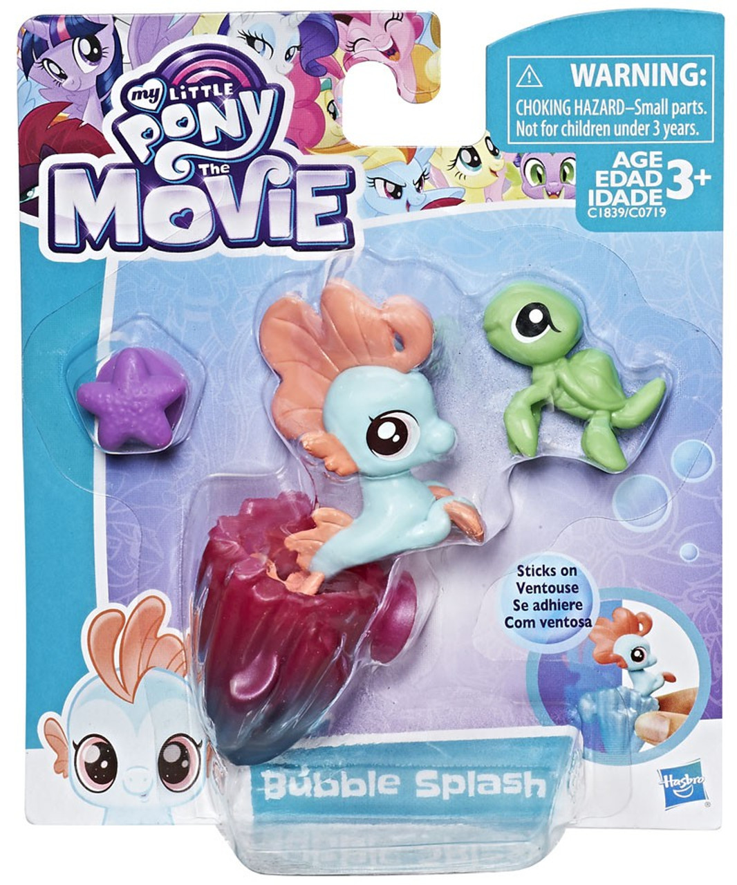 My Little Pony The Movie Bubble Splash Baby Seapony Mini Figure Hasbro Toys Toywiz My Little Pony The Movie Bubble Splash Baby Seapony Mini Figure Hasbro Toys Toywiz