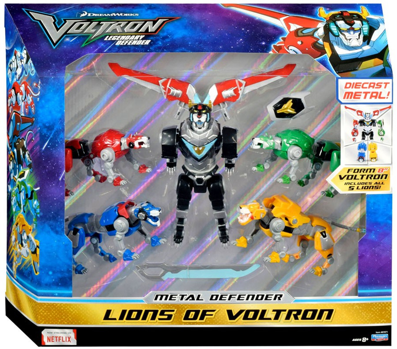 voltron metal defender black lion