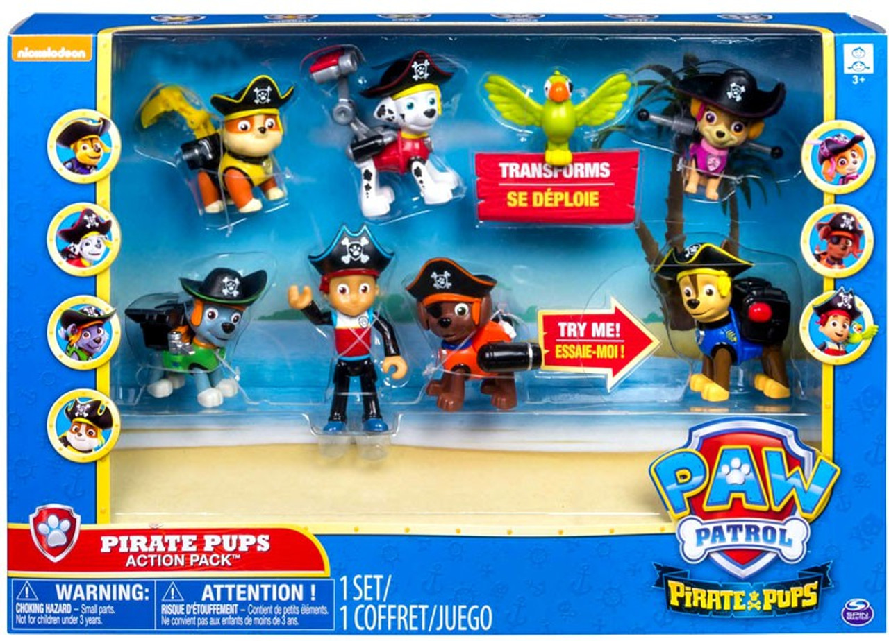 paw patrol pirate figures