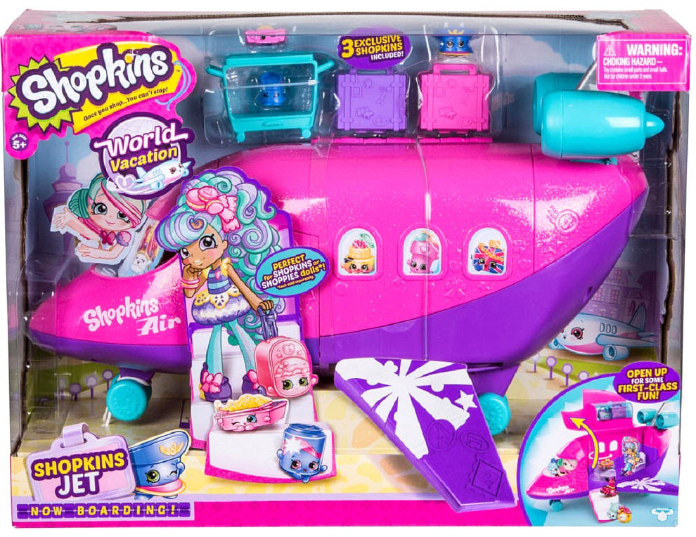 Shopkins Season 8 World Vacation Shopkins Jet Vehicle Playset Moose