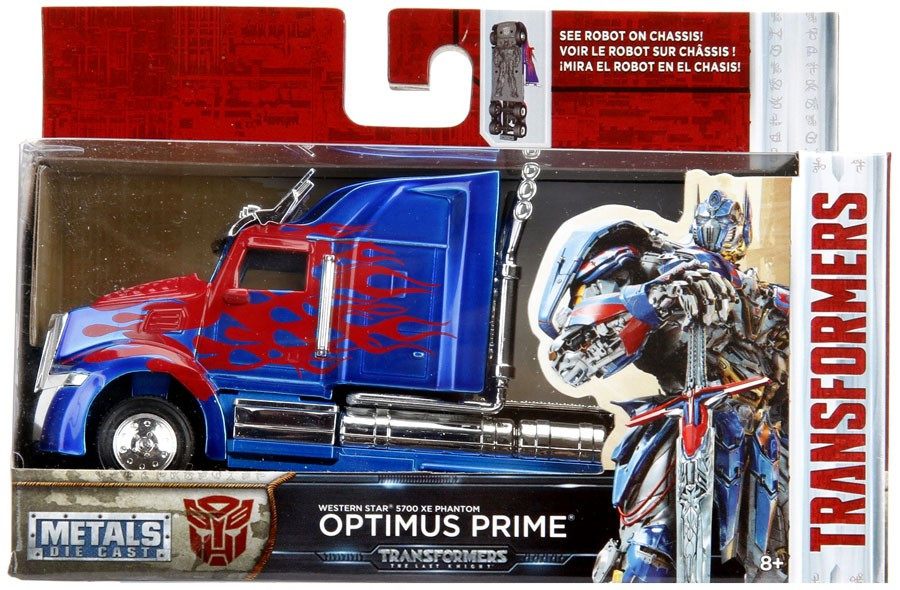 Transformers The Last Knight Metals Die Cast Optimus Prime 132 Die Cast Vehicle 132 Jada Toys Toywiz