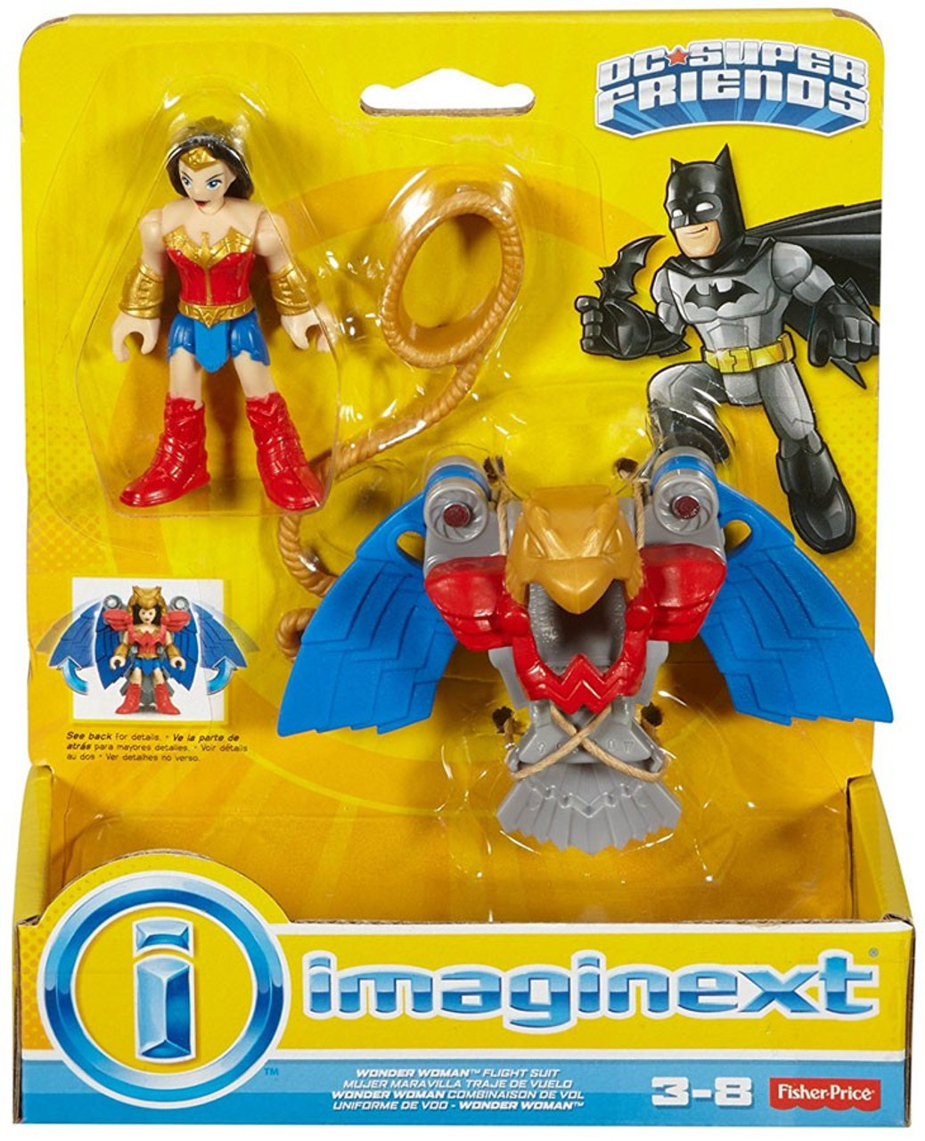 imaginext batman superman flight city