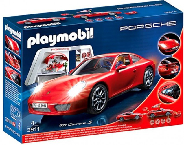 ミニカー playmobil PORSCHE 3911 Playmobil Porsche 911 Carrera S Set 3911 - ToyWiz