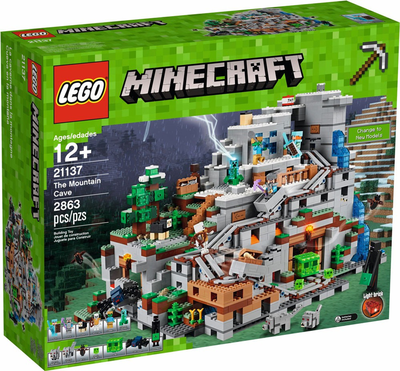 lego minecraft mountain cave amazon