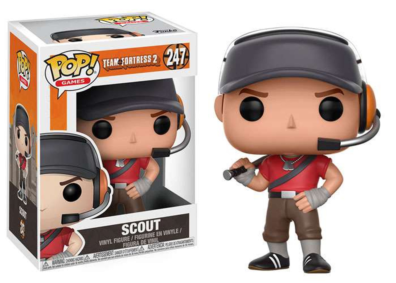 Funko Team Fortress 2 Pop Video Games Scout Vinyl Figure 247 Toywiz - team fortress 2 red medic shirt roblox