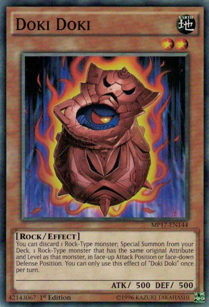 YuGiOh 2017 Mega-Tin Mega Pack Single Card Common Doki Doki MP17