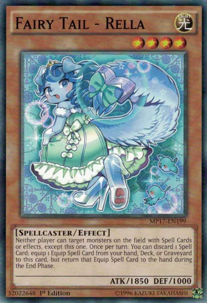 Yugioh 17 Mega Tin Mega Pack Single Card Common Fairy Tail Rella Mp17 En199 Toywiz