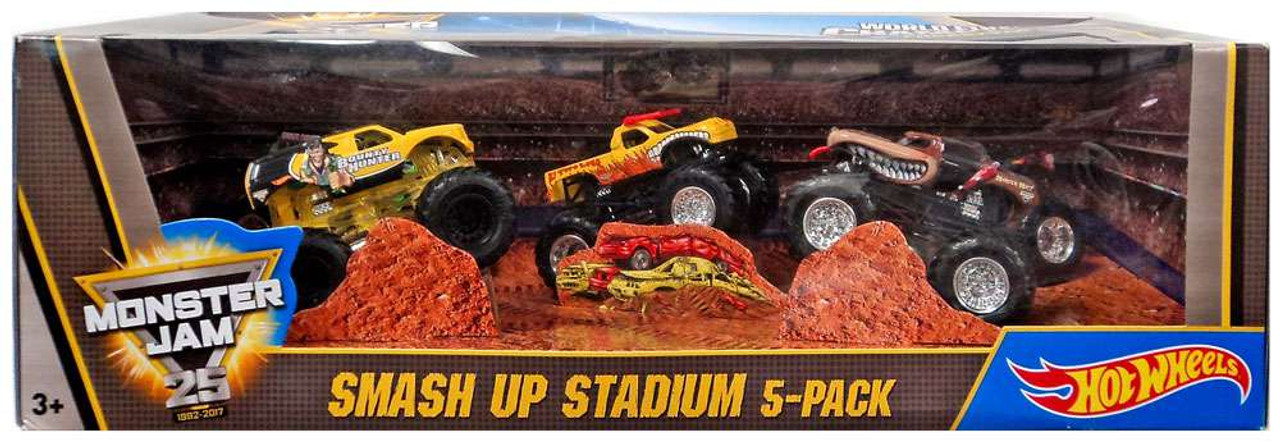 hot wheels monster jam world finals stunt pack play set