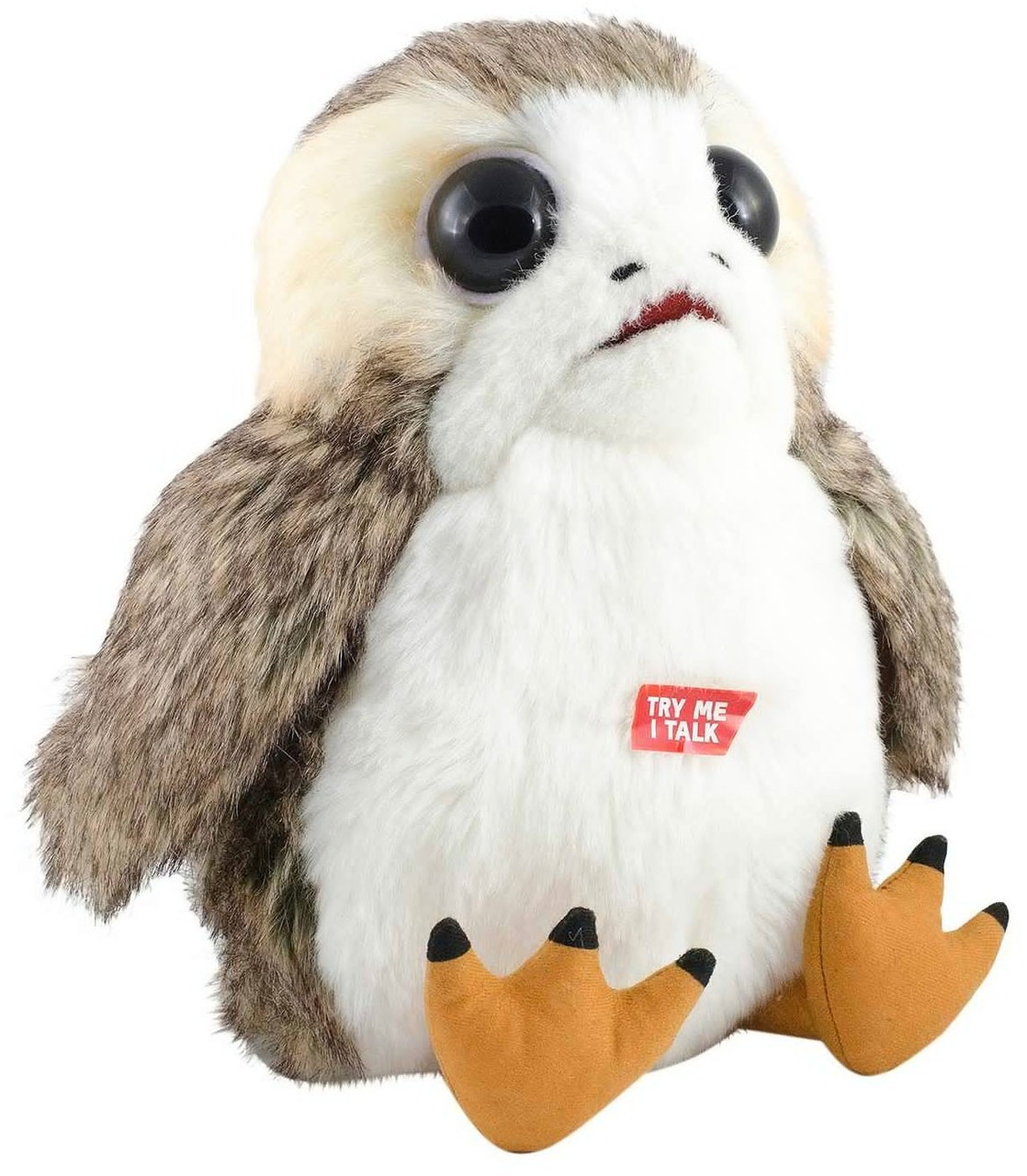 Star Wars The Last Jedi Porg Exclusive 10 Plush With Sound Talking Seven 20 Toywiz