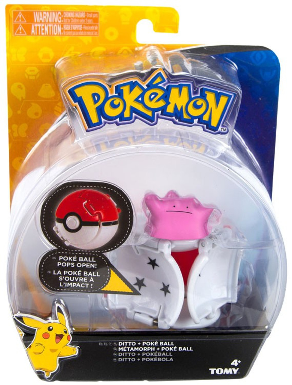 Pokemon Throw N Pop Pokeball Ditto Poke Ball Figure Set Tomy Toywiz - pokemon legends roblox how to get ditto