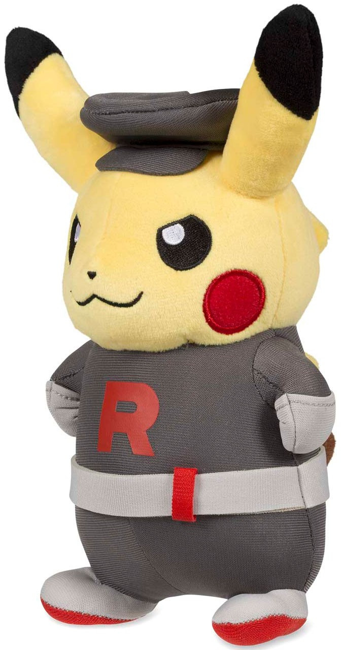 team rocket pikachu plush