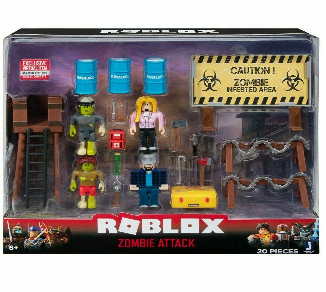 Roblox Zombie Attack Playset Jazwares Toywiz - 