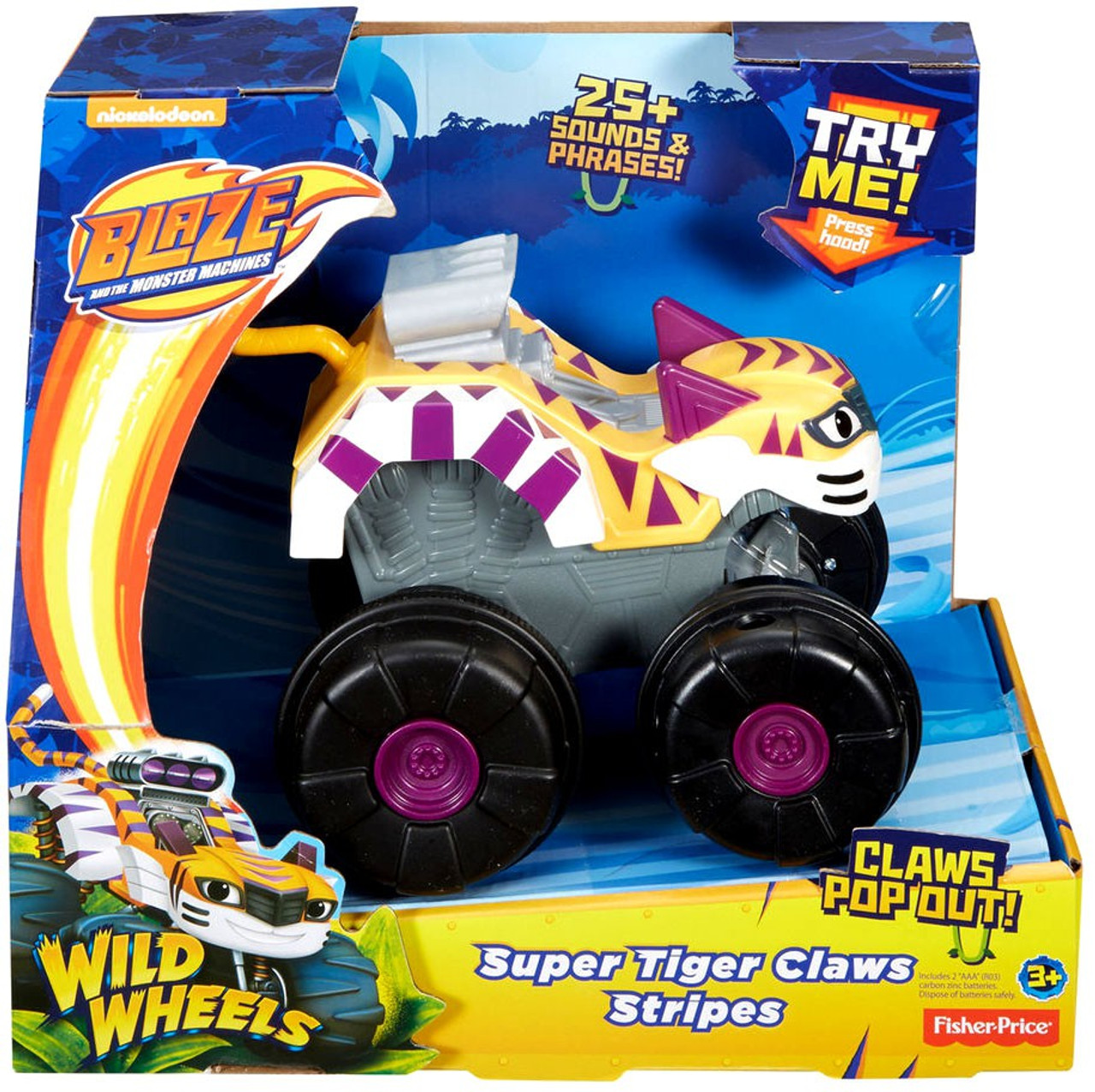 Fisher Price Blaze the Monster Machines Wild Wheels Super ...