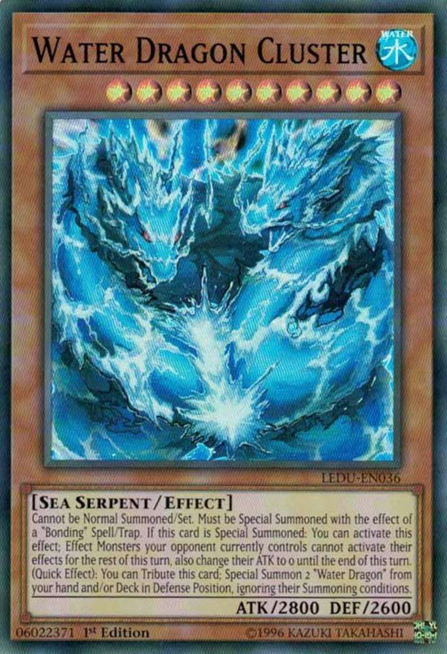 YuGiOh Legendary Duelists Single Card Super Rare Water Dragon Cluster LEDU-EN036 - ToyWiz