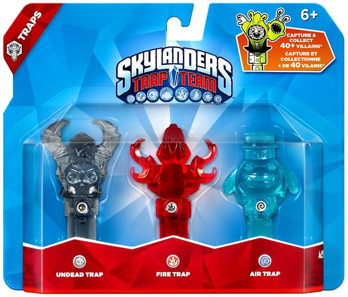 Skylanders Trap Team Undead Fire Air Trap 3 Pack Loose Activision Toywiz Shop for skylanders trap team characters at walmart.com. skylanders trap team undead fire air