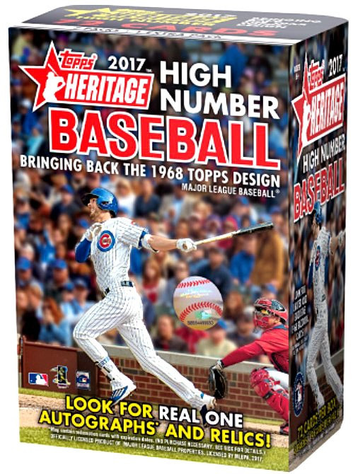 MLB Topps 2017 Heritage High Number Baseball Trading Card BLASTER Box 8