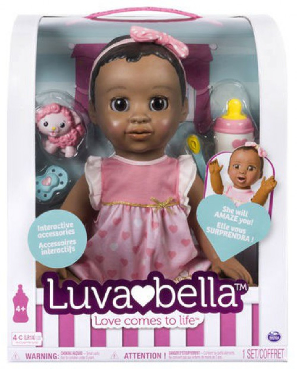 luvabella doll brown hair