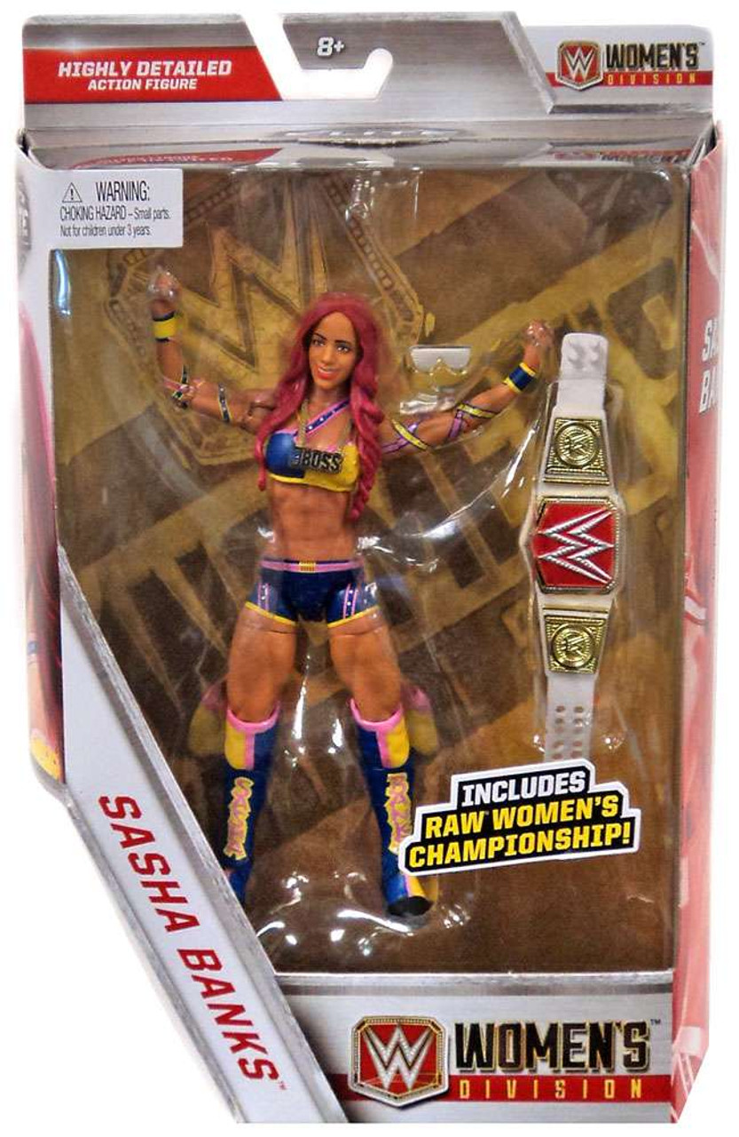 Wwe Wrestling Elite Collection Womens Division Sasha Banks Exclusive 6 Action Figure Raw Womens 6370