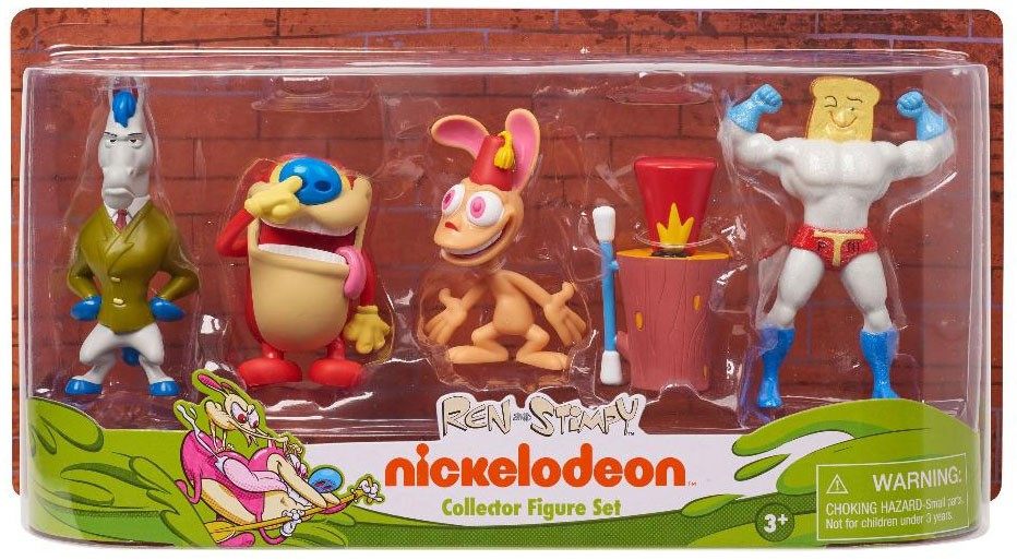 NickToons Ren Stimpy Ren Stimpy 3 Figure 4-Pack Jazwares - ToyWiz