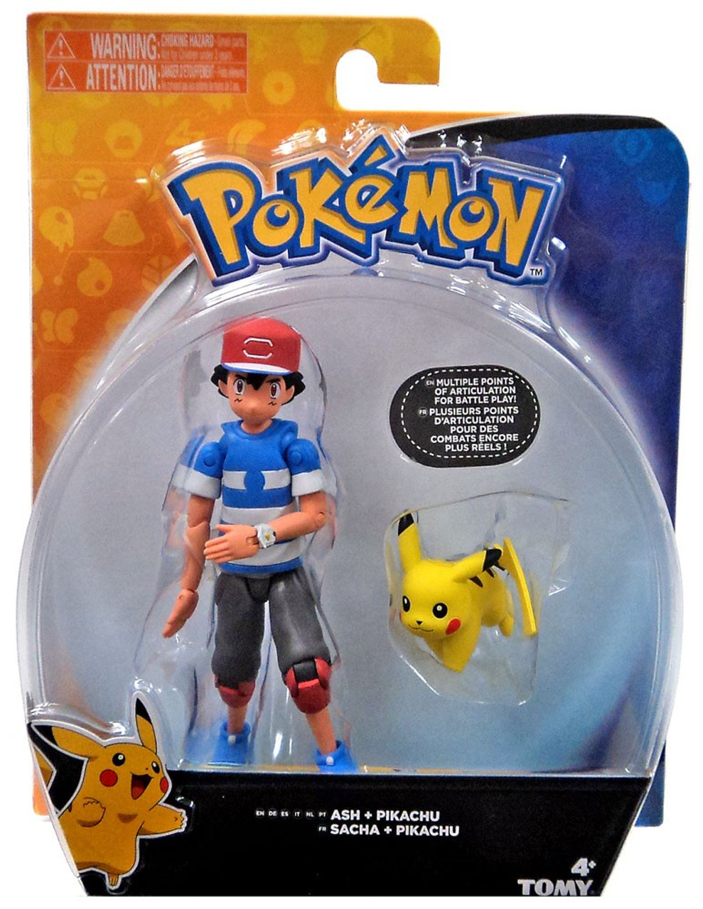 ash and pikachu action figure