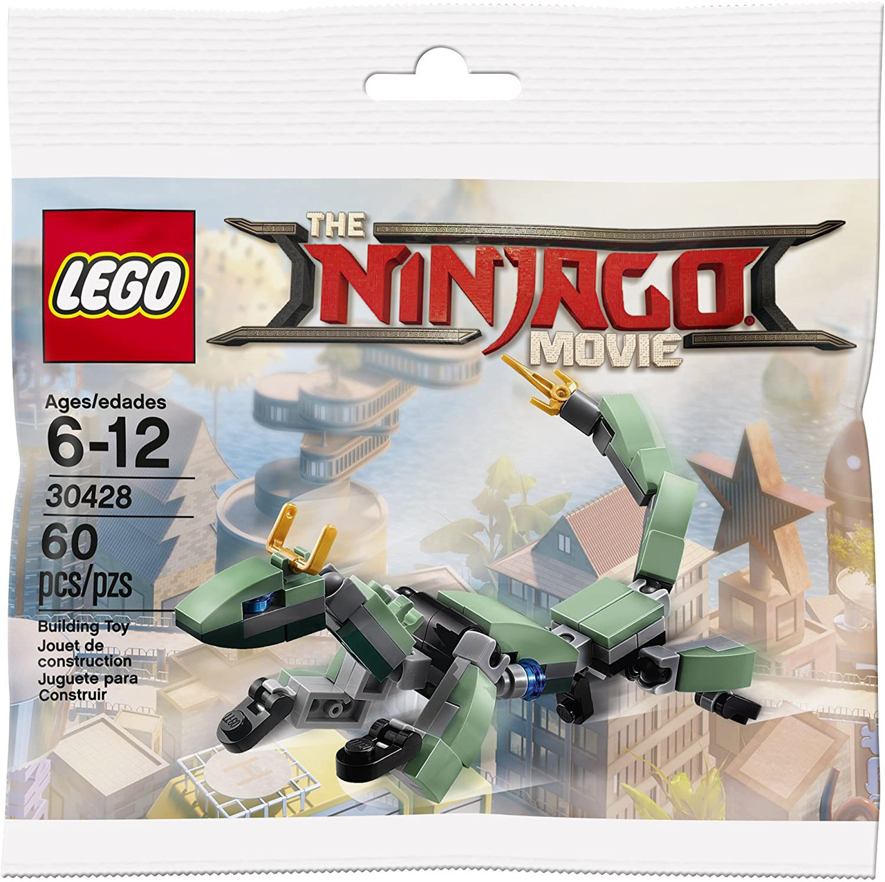 green ninja dragon lego set