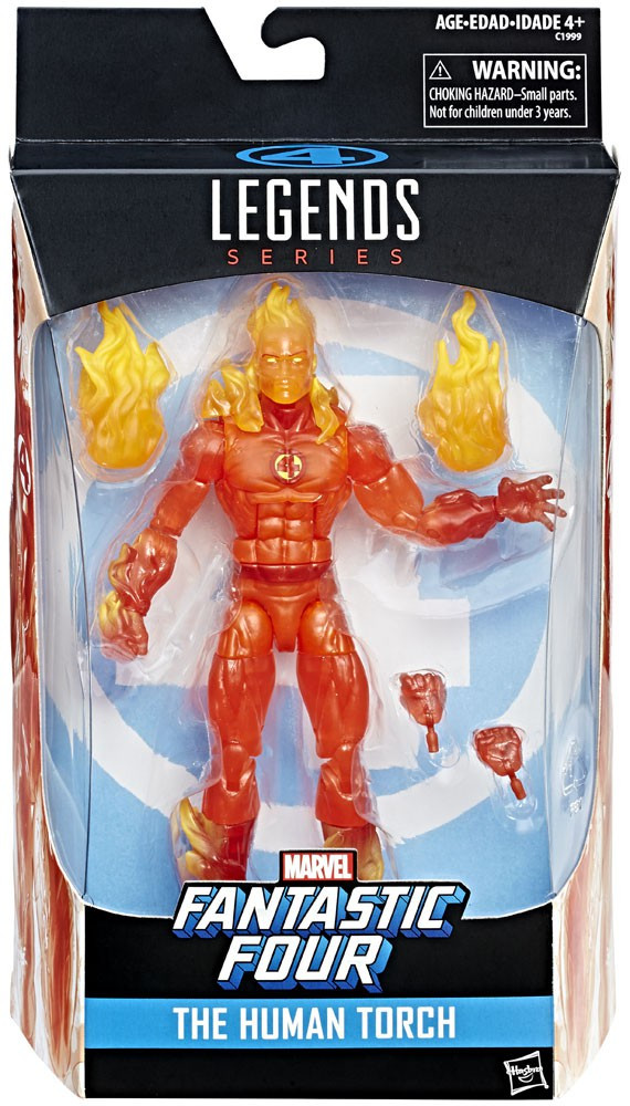 Marvel Fantastic Four Marvel Legends The Human Torch Exclusive Action Figure Hasbro Toys Toywiz